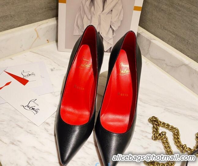 Good Product Christian Louboutin Shiny Calfskin 8.5cm Pumps 030819 Black