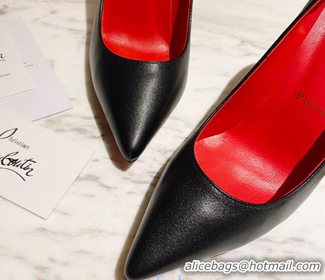 Good Product Christian Louboutin Shiny Calfskin 8.5cm Pumps 030819 Black