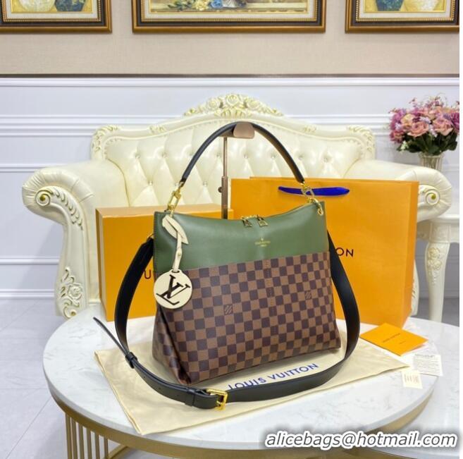 Most Popular Louis Vuitton Damier Ebene Canvas MAIDA N40369 Khaki Green