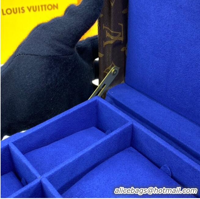 Luxury Cheap Louis Vuitton NICE JEWELRY CASE M47120 blue