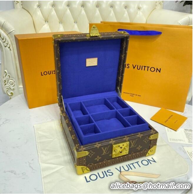 Luxury Cheap Louis Vuitton NICE JEWELRY CASE M47120 blue