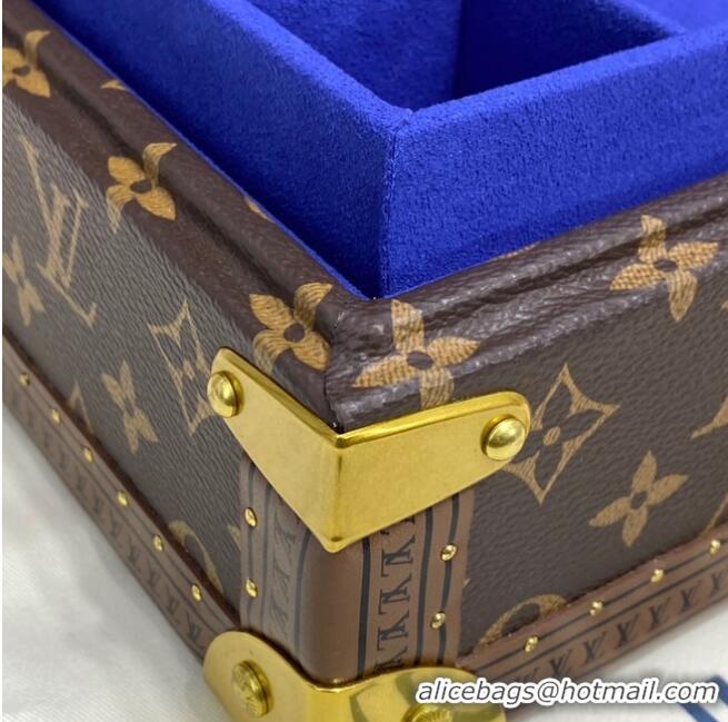 Luxury Cheap Louis Vuitton NICE JEWELRY CASE M47120 blue