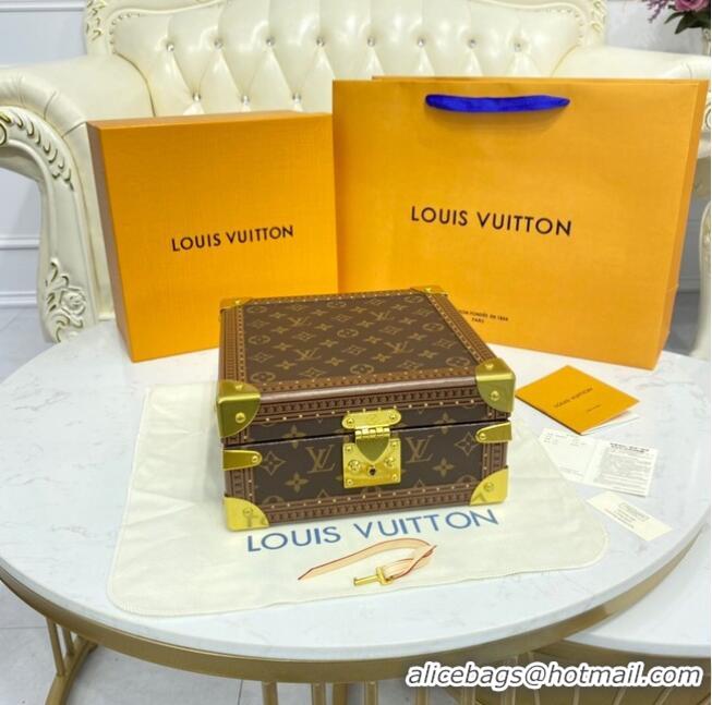 Top Quality Louis Vuitton Monogram Canvas NICE JEWELRY CASE M47120 Rose