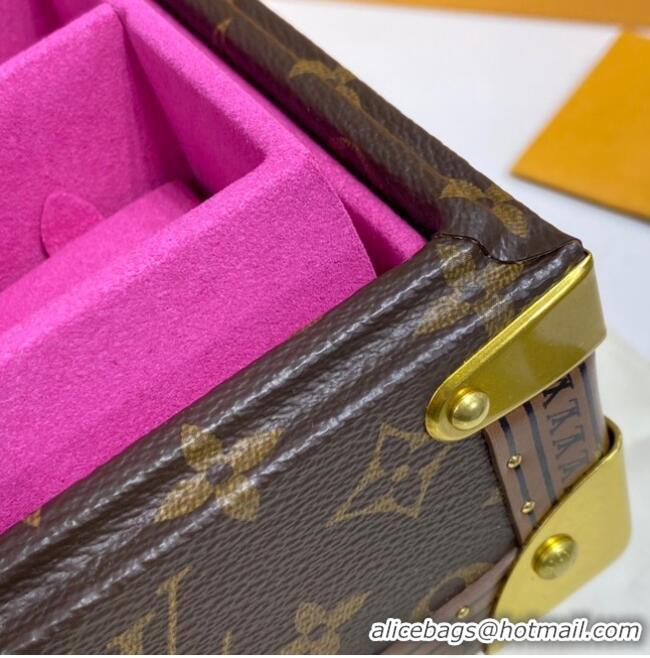 Top Quality Louis Vuitton Monogram Canvas NICE JEWELRY CASE M47120 Rose