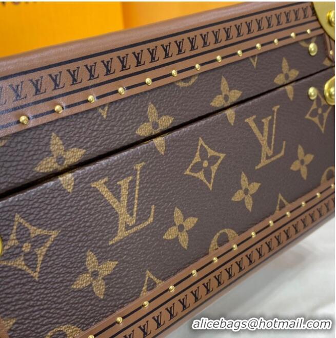 Best Product Louis Vuitton Monogram Canvas NICE JEWELRY CASE M47120 purple