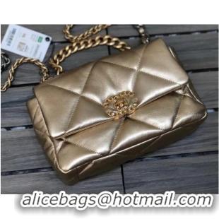 Popular Style Chanel 19 flap bag AS1160 gold