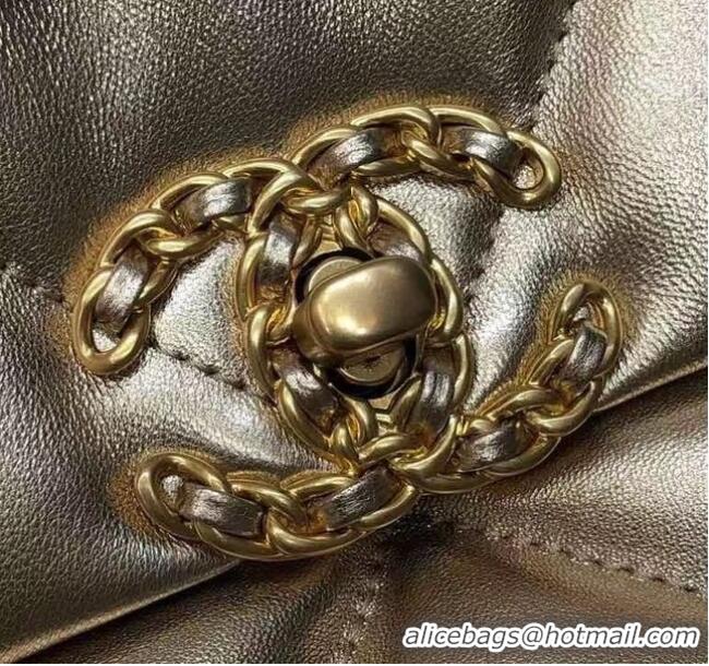 Popular Style Chanel 19 flap bag AS1160 gold