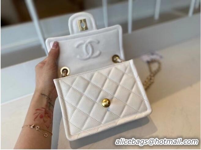 New Fashion Chanel cross-body bag AS2356 white