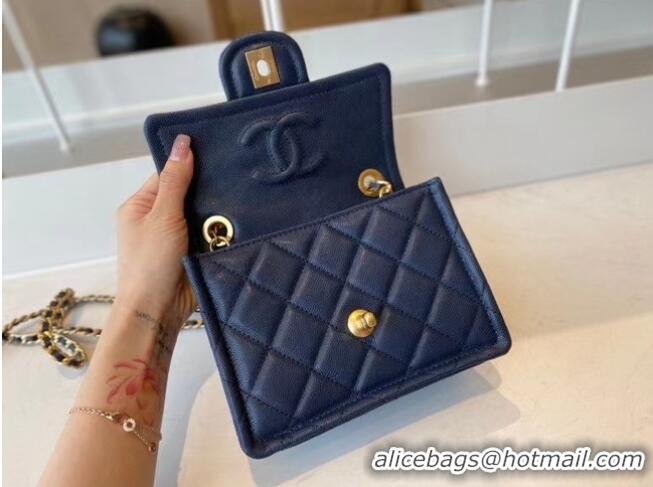 Unique Style Chanel cross-body bag AS2356 Royal Blue