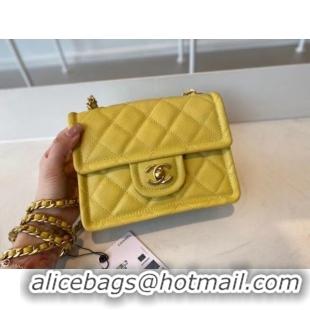 Chic Reproduction Chanel cross-body bag AS2356 yellow