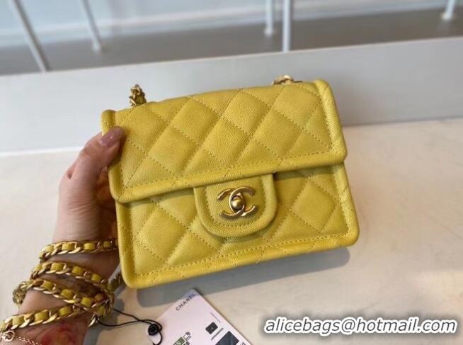 Chic Reproduction Chanel cross-body bag AS2356 yellow