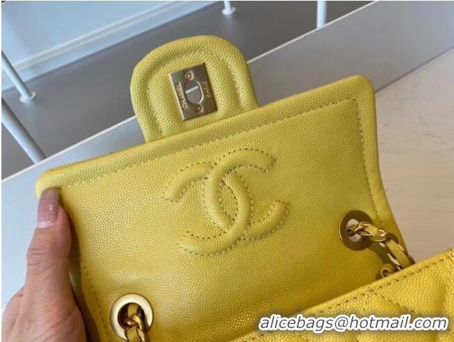 Chic Reproduction Chanel cross-body bag AS2356 yellow