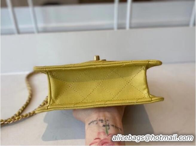 Chic Reproduction Chanel cross-body bag AS2356 yellow