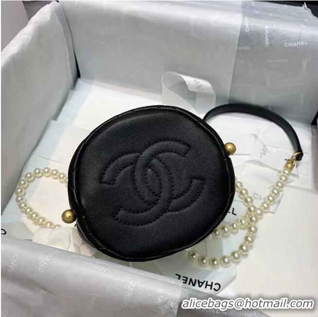 Good Quality Chanel mini drawstring bag AS2529 Black