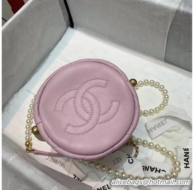 Buy Fashionable Chanel mini drawstring bag AS2529 Light Pink