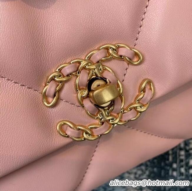 Well Crafted Chanel 19 flap bag AS1160 AS1161 AS1162 pink