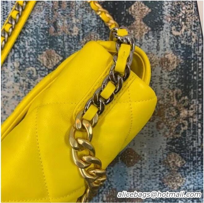 Big Discount Chanel 19 flap bag AS1160 AS1161 AS1162 yellow