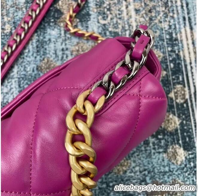 Pretty Style Chanel 19 flap bag AS1160 AS1161 AS1162 purple