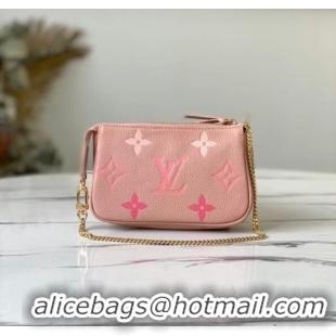 Top Design Louis Vuitton MINI POCHETTE ACCESSOIRES M80501 Bouton de Rose Pink