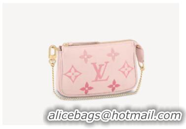 Top Design Louis Vuitton MINI POCHETTE ACCESSOIRES M80501 Bouton de Rose Pink