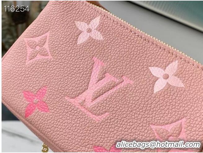 Top Design Louis Vuitton MINI POCHETTE ACCESSOIRES M80501 Bouton de Rose Pink