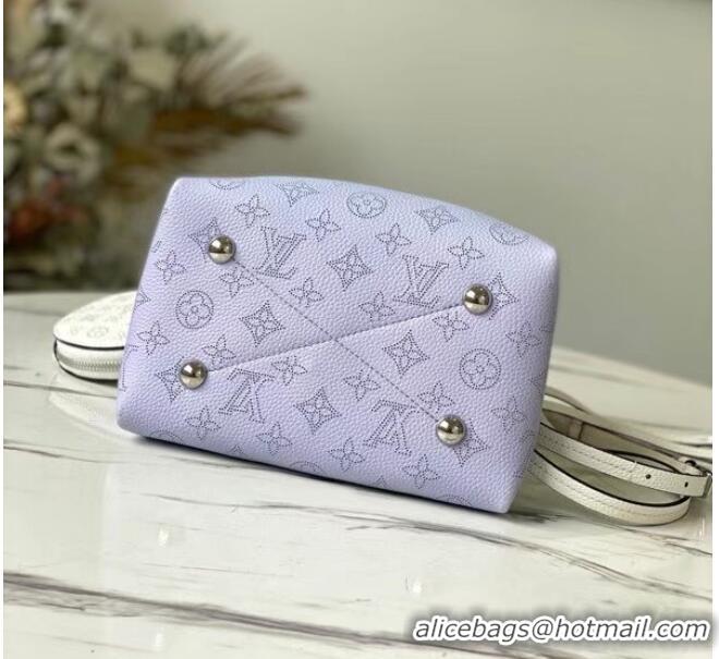 Spot Bulk Louis Vuitton Mahina Leather BELLA M57201 BLUE&WHITE