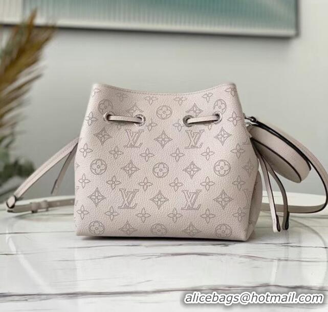 Well Crafted Louis Vuitton Mahina Leather BELLA M57201 Creme Beige