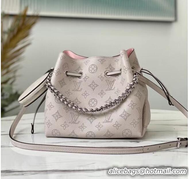 Well Crafted Louis Vuitton Mahina Leather BELLA M57201 Creme Beige