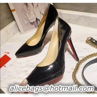 Low Price Christian Louboutin Pointed-toe Platform Pumps 11.5cm 030852 Black