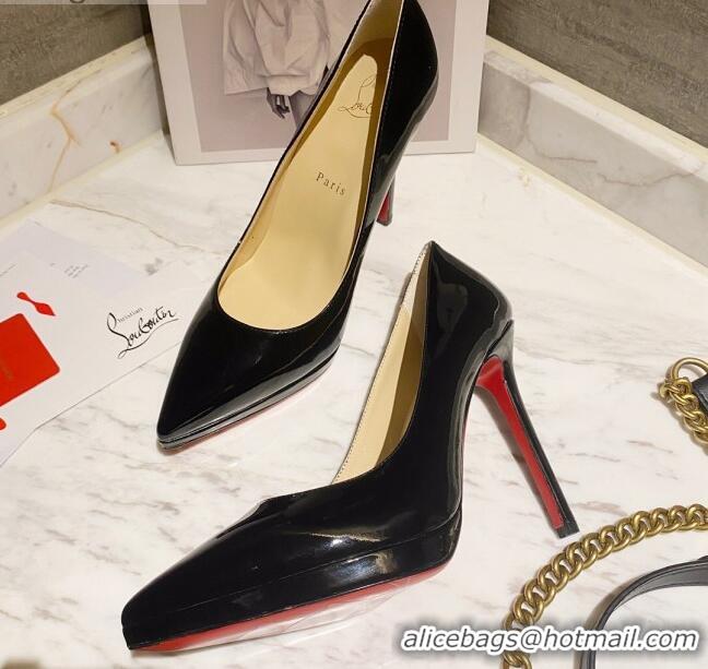 Low Price Christian Louboutin Pointed-toe Platform Pumps 11.5cm 030852 Black