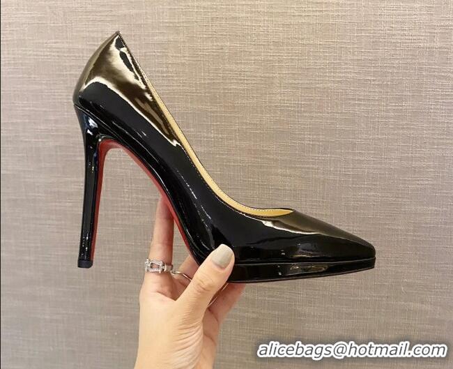 Low Price Christian Louboutin Pointed-toe Platform Pumps 11.5cm 030852 Black