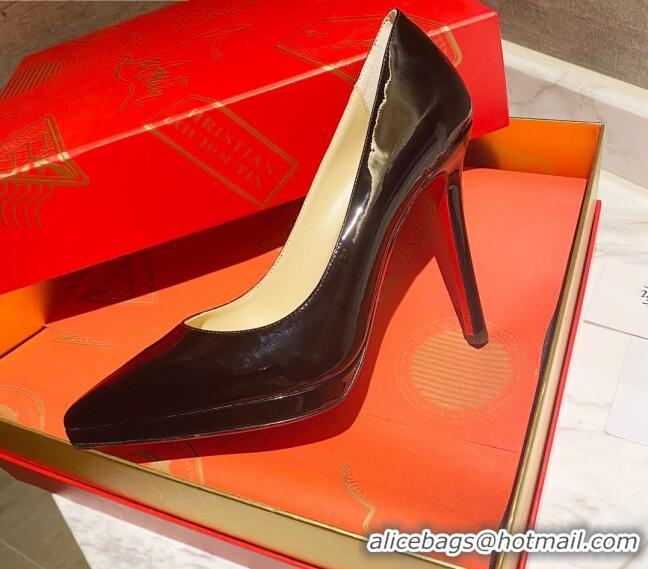 Low Price Christian Louboutin Pointed-toe Platform Pumps 11.5cm 030852 Black