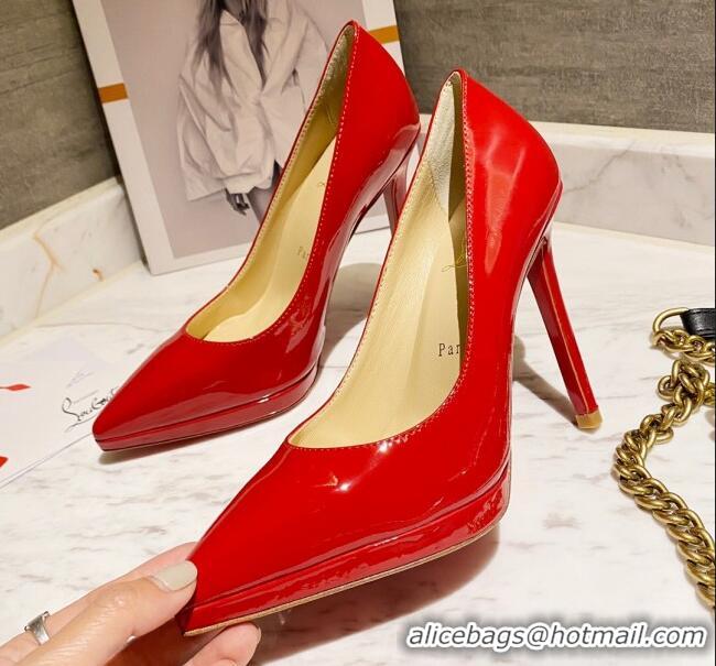 Best Price Christian Louboutin Pointed-toe Platform Pumps 11.5cm 030852 Red