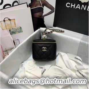 Unique Style Chanel small vanity with chain AP2118 black