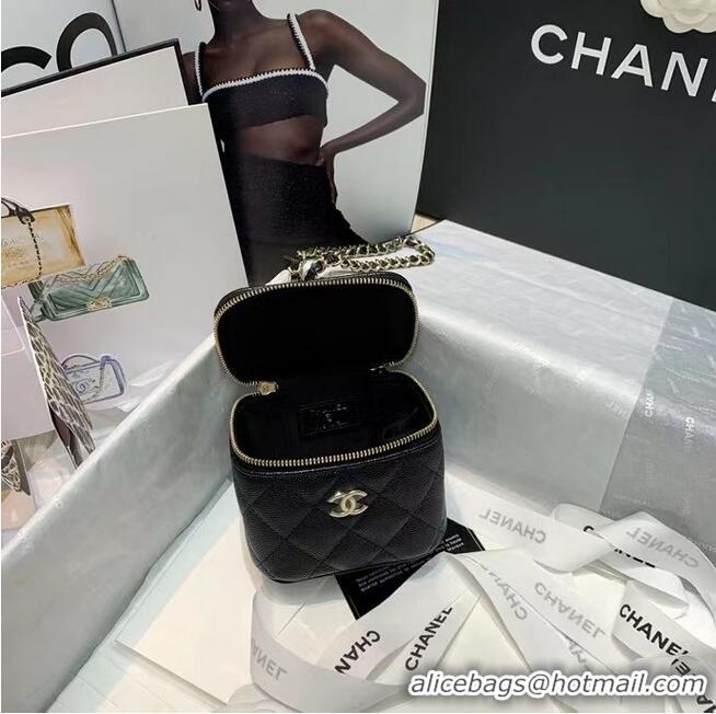 Unique Style Chanel small vanity with chain AP2118 black