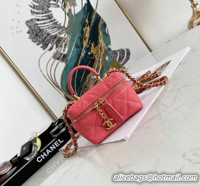 Buy Discount Chanel small vanity with chain AP2194 Pink