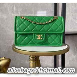 Cheapest Chanel flap bag Grained Calfskin AS2357 Green