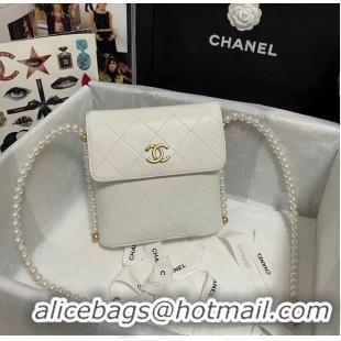 Trendy Design Chanel small hobo bag AS2503 White