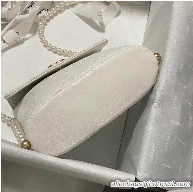 Trendy Design Chanel small hobo bag AS2503 White