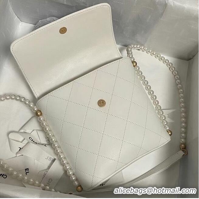 Trendy Design Chanel small hobo bag AS2503 White