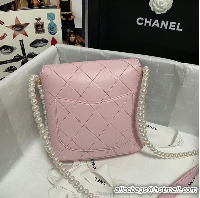 Buy Inexpensive Chanel small hobo bag AS2503 light pink