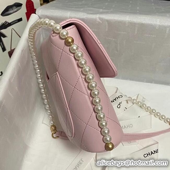 Buy Inexpensive Chanel small hobo bag AS2503 light pink