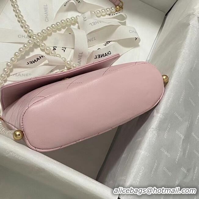 Buy Inexpensive Chanel small hobo bag AS2503 light pink