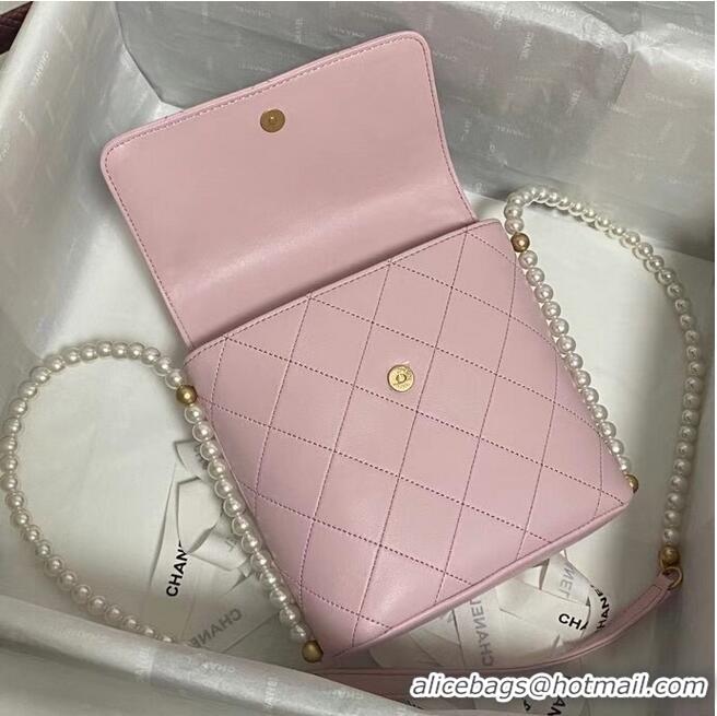 Buy Inexpensive Chanel small hobo bag AS2503 light pink