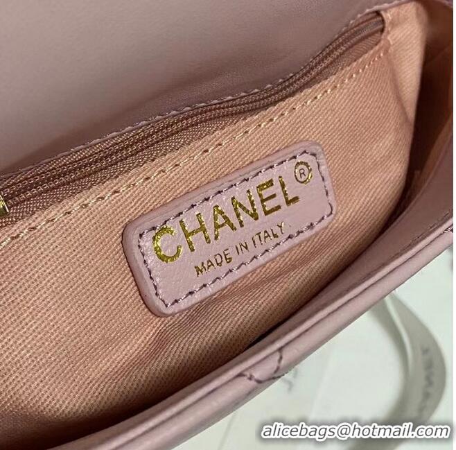 Buy Inexpensive Chanel small hobo bag AS2503 light pink