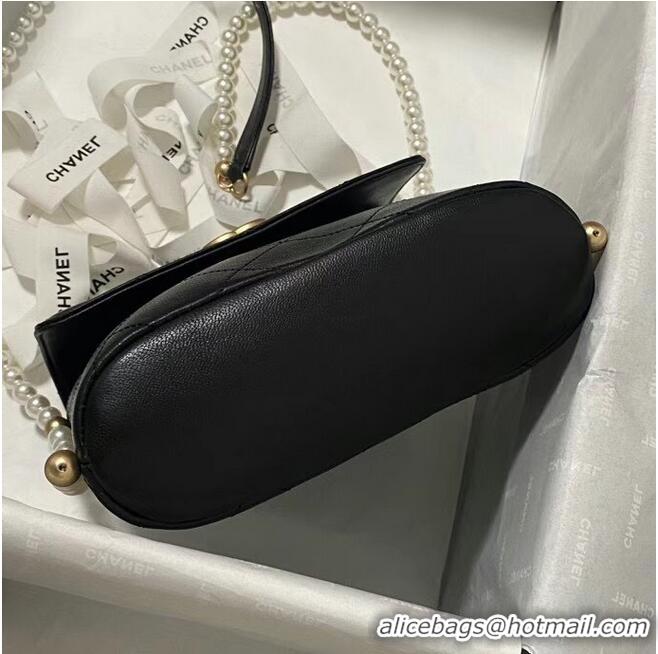 Buy Cheapest Chanel small hobo bag AS2503 black