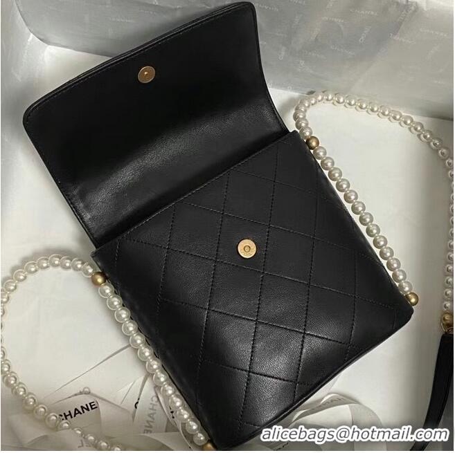 Buy Cheapest Chanel small hobo bag AS2503 black