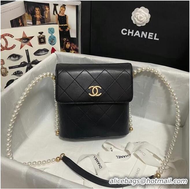 Buy Cheapest Chanel small hobo bag AS2503 black