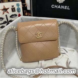 Buy Inexpensive Chanel small hobo bag AS2503 Cream