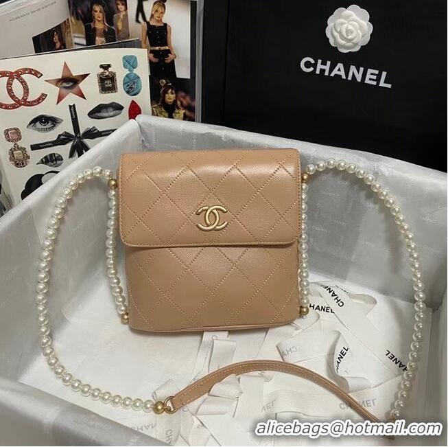 Buy Inexpensive Chanel small hobo bag AS2503 Cream